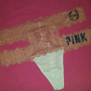 VS PINK Lace Thong Bundle - Medium